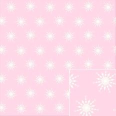 Snowflakes on a Pink Background Printable Pattern