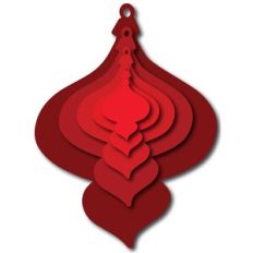nested red christams ornaments