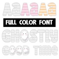 Ghostly Good Time Color Font
