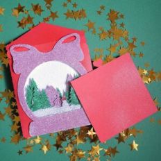 Christmas Village Card Box