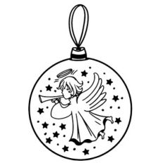 Christmas Ball with Angel