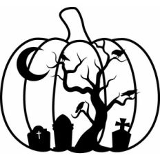 Pumpkin graveyard