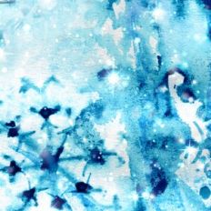 Watercolor snowflakes texture