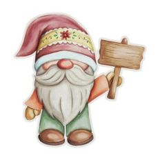 Watercolor Gnome