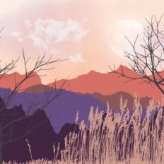 Sunset Mountains