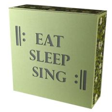 Eat Sleep Sing Repeat Block Quote