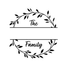 The Family Wreath Frame