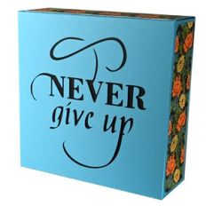 Never Give Up Block Quote