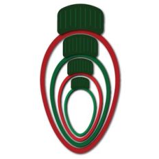 nested christmas light frames