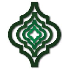 nested holiday frames green