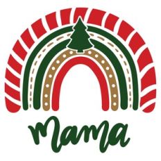 mama Christmas rainbow 2