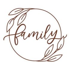 Family Leaf Frame
