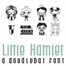 Little Hamlet Doodlebat Font