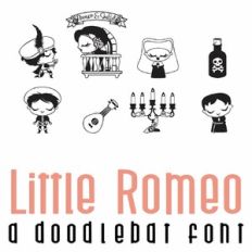 Little Romeo Doodlebat Font