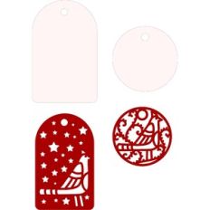 Festive Cardinal Bird Gift Card