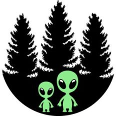 aliens in the wood circle