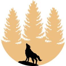 wolf in the wood circle