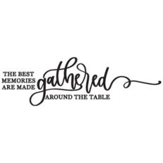The Best Memories Are Made Gathered Around The Table