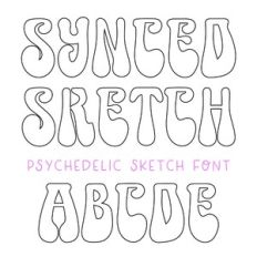 BFC Synced Psychedelic Sketch Font