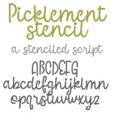 PN Picklement Stencil
