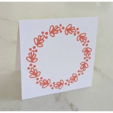 wreath place card