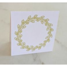 wreath place card