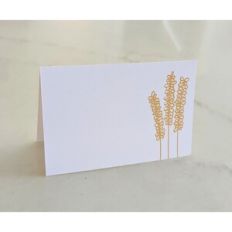 wheat place card