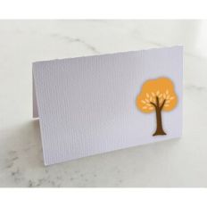 fall tree place card