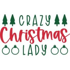 Crazy Christmas Lady