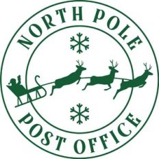 North Pole Post Office Stamp