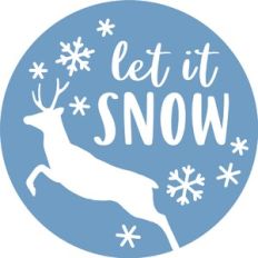 Let It Snow Deer