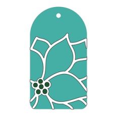 Poinsettia - gift hang tag