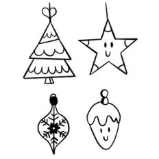 Christmas ornaments svg