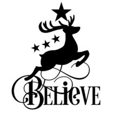 Believe Reindeer design