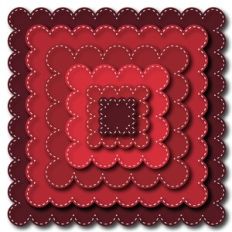 nested stitched holiday scalloped squares 1