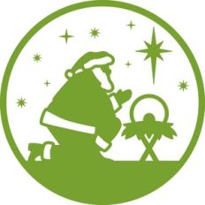 Santa and Jesus