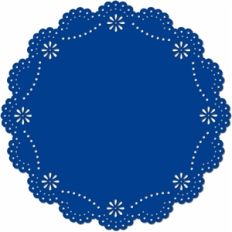 circle lace flower scallop