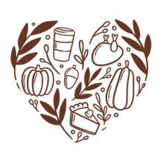 Thanksgiving Turkey Heart