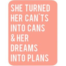 dreams into plans 3x4 life card