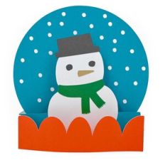 Snow Globe Box Card