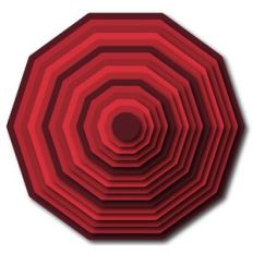 nested holiday decagons