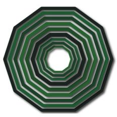 nested holiday decagon frames