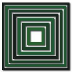 nested holiday square frames
