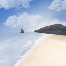 Peaceful Island Beach