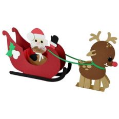 Santa and Rudolph’s Sleigh Ride - Card in a Box