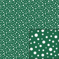 white dots on green
