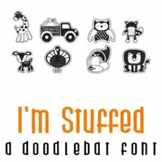 I'm Stuffed Doodlebat Font