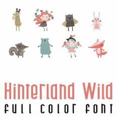 Hinterland Wild Full Color Font