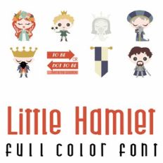 Little Hamlet Full Color Font