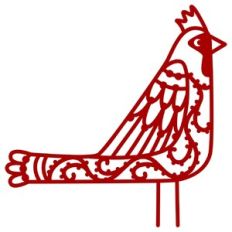 Festive Cardinal Bird